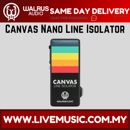 Walrus Audio Canvas Nano Line Isolator Guitar Effects Pedal ( CanvasNano )