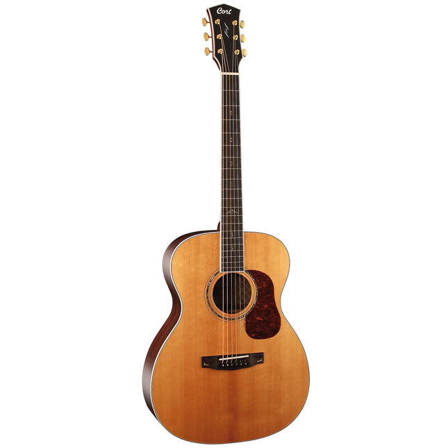 Cort Gold-O8 - Acoustic Guitar with Gig Bag - Natural Glossy (Gold O8/GoldO8)