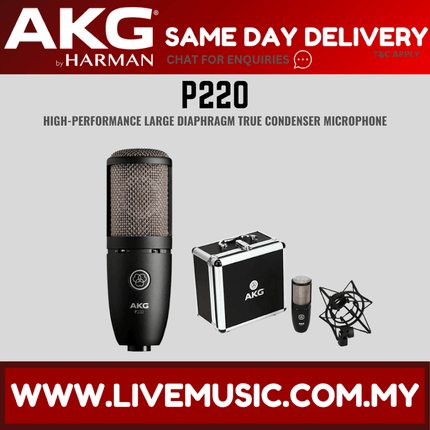 AKG P220 Large-diaphragm Condenser Microphone (P-220 / P 220)
