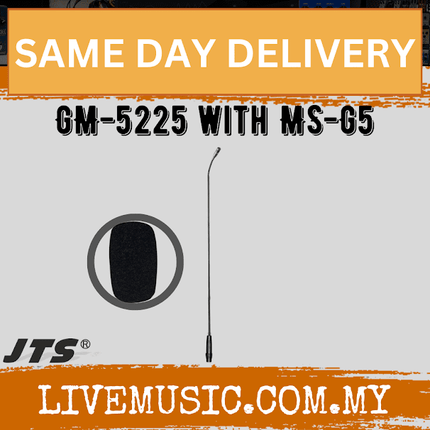 JTS GM-5225* with MS-G5 Gooseneck microphone 25"