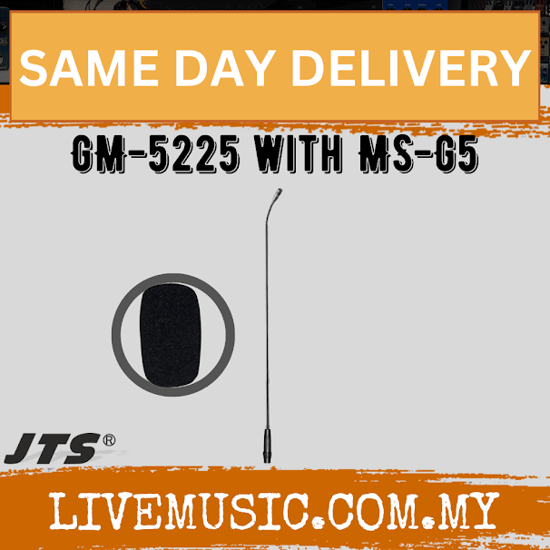 JTS GM-5225* with MS-G5 Gooseneck microphone 25"