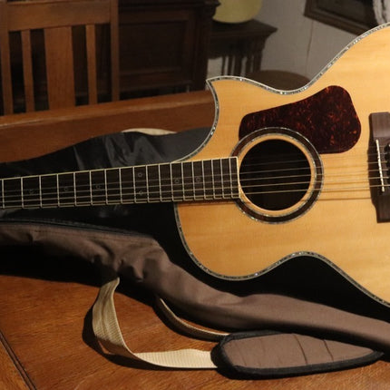 Cort NDX50 - Acoustic-Electric Guitar Ovangkol Fretboard with Gig Bag - Natural Glossy (NDX 50/NDX-50)