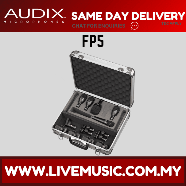 Audix FP5 5-piece Drum Microphone Package ( FP-5 / FP 5 )