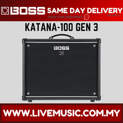 Boss Katana 100 Gen 3 100-watt 1 x 12-inch Combo Amplifier (KATANA-100 / KATANA100/MK3)