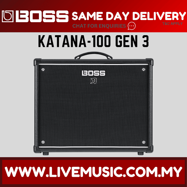 Boss Katana 100 Gen 3 100-watt 1 x 12-inch Combo Amplifier (KATANA-100 / KATANA100/MK3)