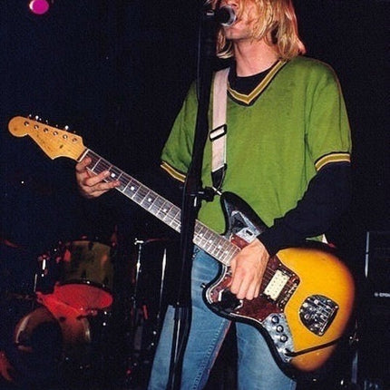 Fender Kurt Cobain Jaguar NOS Left-Handed Electric Guitar, Rosewood Fretboard with Hardshell Case - 3-Tone Sunburst