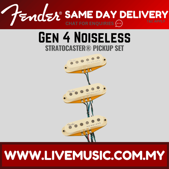 Fender Gen 4 Noiseless Stratocaster Pickup Set