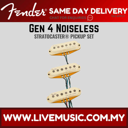 Fender Gen 4 Noiseless Stratocaster Pickup Set