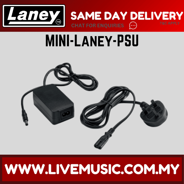 12V 9W power supply adapter with cable and plug, black