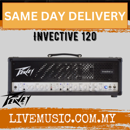 Peavey Invective 120 - 120 watt Tube Amplifier Head (Invective120)