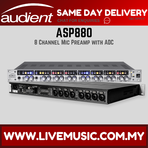 Audient ASP880 8-channel Microphone Preamplifier ( ASP-880 / ASP 880 )