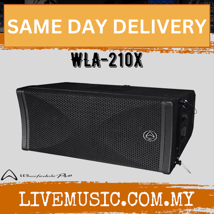 WHARFEDALE PRO WLA-210X Series 890 Watts RMS Dual 10" 2-Way Passive Line Array Loudspeaker (WLA 210X WLA210X)