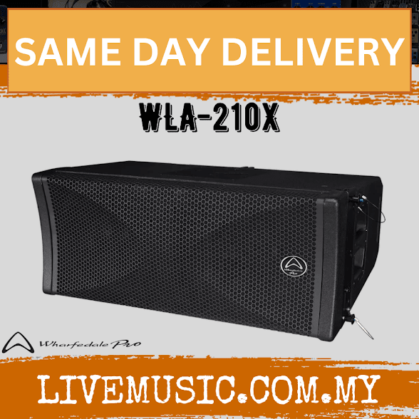 WHARFEDALE PRO WLA-210X Series 890 Watts RMS Dual 10" 2-Way Passive Line Array Loudspeaker (WLA 210X WLA210X)