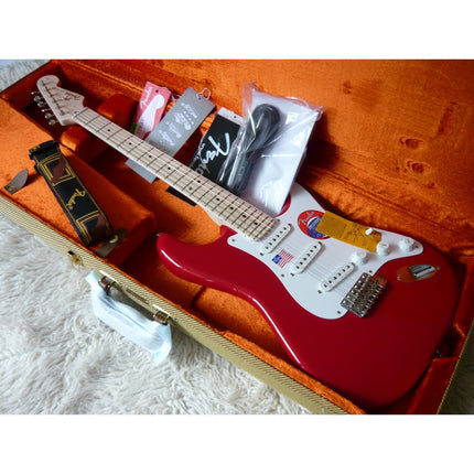 Fender Artist Eric Clapton Stratocaster Guitar, Maple Fretboard with Deluxe Hardshell Case - Torino Red