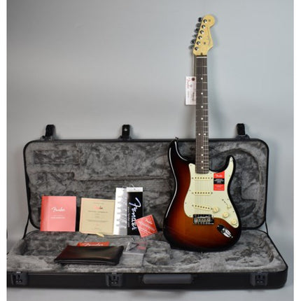 Fender American Ultra Stratocaster Electric Guitar, Rosewood Fretboard with FREE Elite Moulded Case - Ultraburst