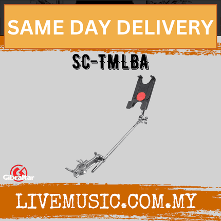 Gibraltar SC-TMLBA Tablet Mount with Long Boom Arm and Grabber Clamp (SC TMLBA/SCTMLBA)