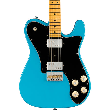 Fender American Professional II Telecaster Deluxe Electric Guitar, Maple Fretboard - Miami Blue