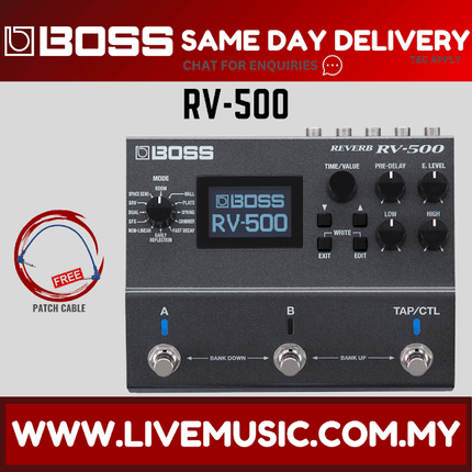 Boss RV-500 Reverb Multi-Effects Pedal (RV500 RV 500)