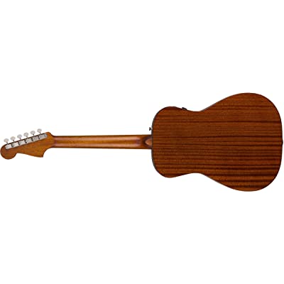 Fender California Malibu Classic Small-Bodied Acoustic-Electric Guitar with Bag - Hot Rod Red Metallic