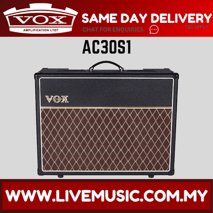 Vox AC30S1 30-watt 1×12″ Tube Combo Amp - ( AC30 S1 / AC30- S1 )