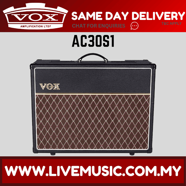 Vox AC30S1 30-watt 1×12″ Tube Combo Amp - ( AC30 S1 / AC30- S1 )