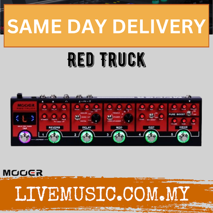 Mooer Red Truck Multi-Effects Pedal