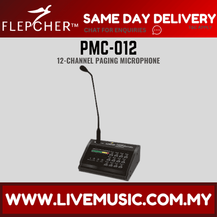 Flepcher PMC-012 12-channel Digital Paging Console ( PMC012 / PMC 012 )