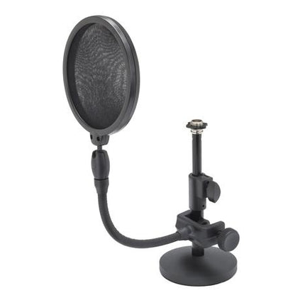 Samson MD2/PS05 Bundle Desktop Microphone Stand And Microphone Pop Filter (MD2PS05/MD 2/PS 05/MD-2 PS-05)