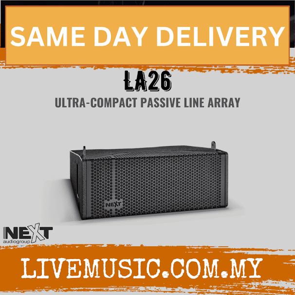 Next Audio LA26 Ultra-Compact Passive Line Array Element ( LA-26 / LA 26 )