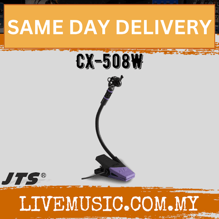 JTS CX-508W Wind Instrument Microphone for JTS Wireless Body Packs ( CX508W / CX 508W )
