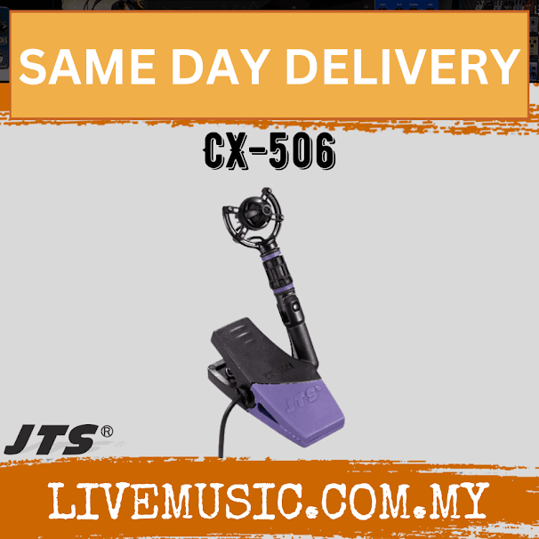 JTS CX-506 CX Series Condenser Drum & Percussion Microphone ( CX506 / CX 506 )