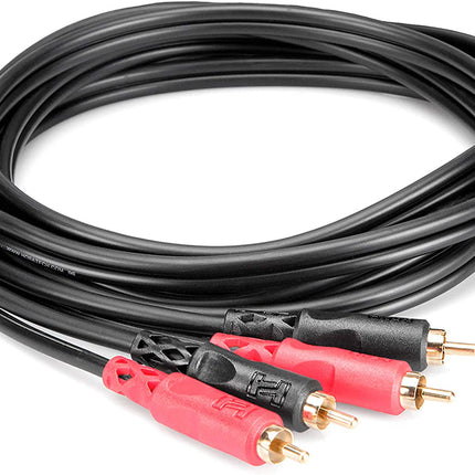 Hosa CRA-202AU RCA to RCA Dual Cable, 2m (CRA202AU/CRA 202AU)