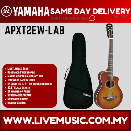 Yamaha APXT2EW 34" 3/4 Mango Wood Top Acoustic Electric Guitar With Pickup ( APXT2-EW / APXT2 EW)