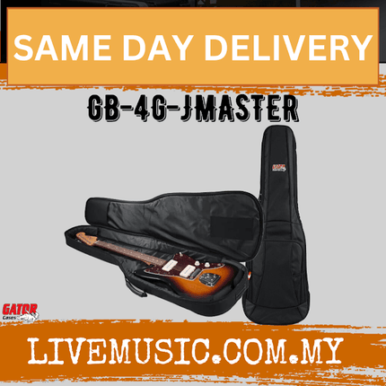 Gator GB-4G-JMASTER 4G Gig Bag for Jazzmaster Electric Guitar (GB4GJMASTER)