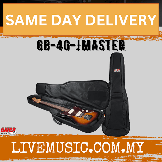 Gator GB-4G-JMASTER 4G Gig Bag for Jazzmaster Electric Guitar (GB4GJMASTER)