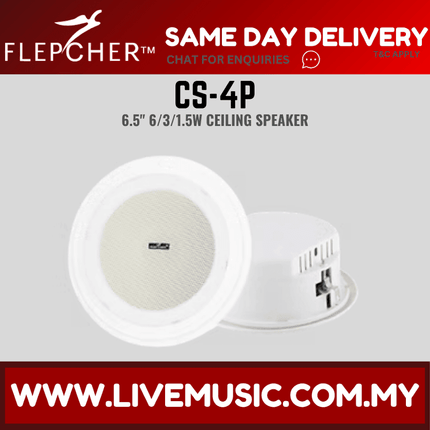 Flepcher CS-4P Ceiling Speaker ( CS4P / CS 4P )