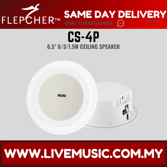 Flepcher CS-4P Ceiling Speaker ( CS4P / CS 4P )