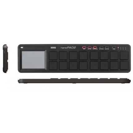 Korg nanoKEY2 - Midi Controller Slim Line USB Keyboard, Black (nano Key2/nanokey2)