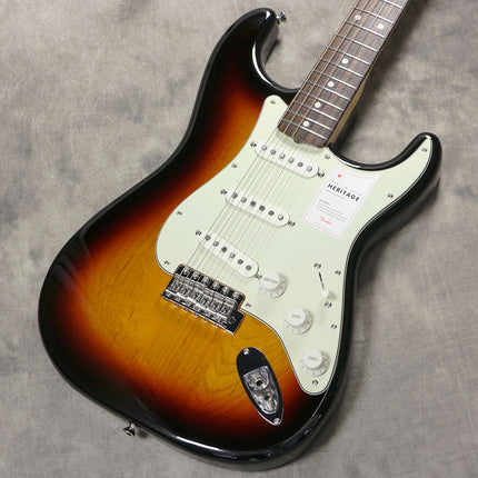 Fender Japan Heritage 60s Stratocaster Electric Guitar, Rosewood Fretboard - 3-Tone Sunburst
