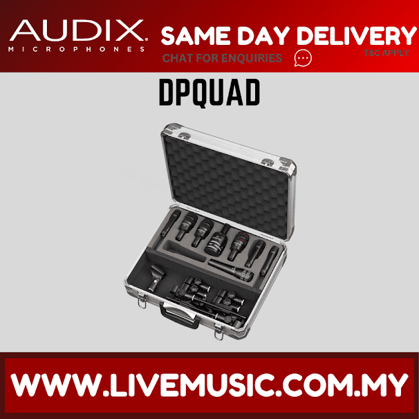 Audix DP Quad 4-Piece Drum Microphone Package ( DP-Quad / DPQuad )