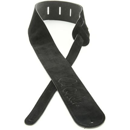 PRS Embossed Signature Suede Guitar Strap - Black