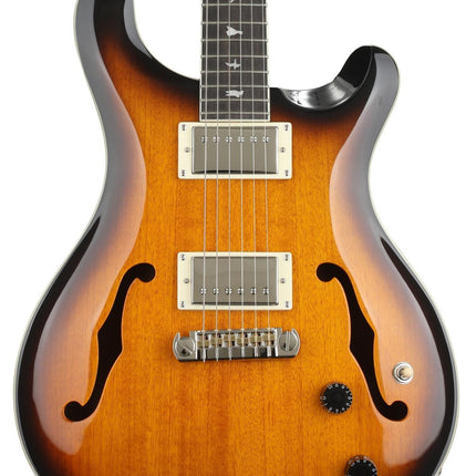 PRS SE Hollowbody Standard Electric Guitar with Case - McCarty Tobacco Sunburst