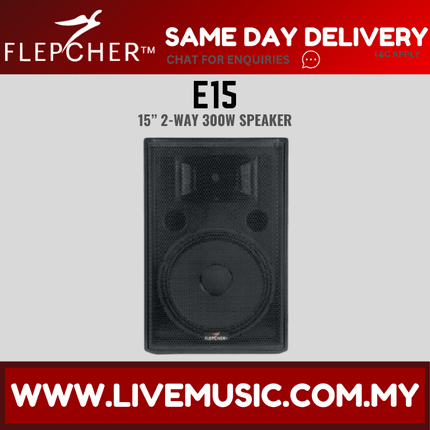 Flepcher E-15 15'' 2-way Professional Loudspeaker ( E15 / E 15 )