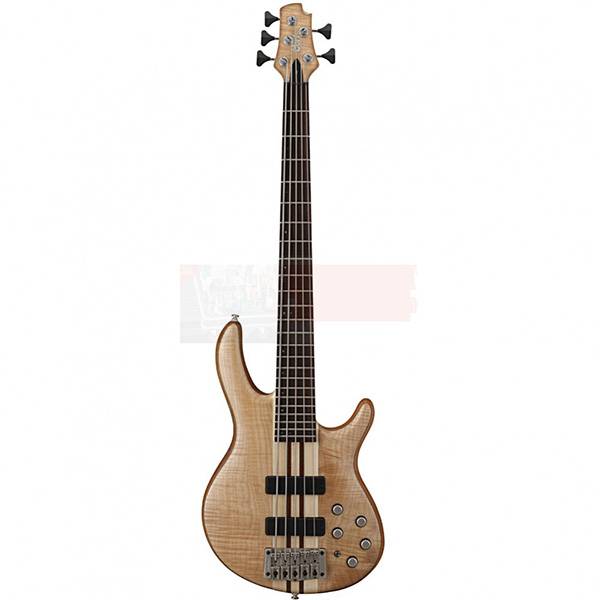 Cort A5 Plus FMMH 5-String Bass Guitar Rosewood Fretboard with Bag - Open Pore Natural (A-5/A 5)
