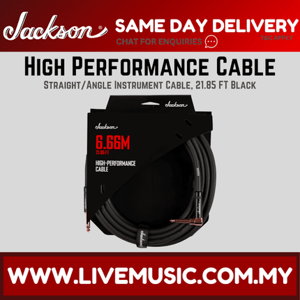 Jackson 21.85 FT High Performance Cable, Black