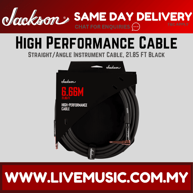 Jackson 21.85 FT High Performance Cable, Black