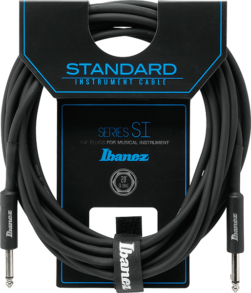 Ibanez SI20 PVC Shielded Guitar Cable Straight-Straight, 20 feet (SI-20 / SI 20)