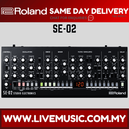 Roland SE-02 - Analog Synthesizer Boutique Series Synthesizer Module (SE02/SE 02)