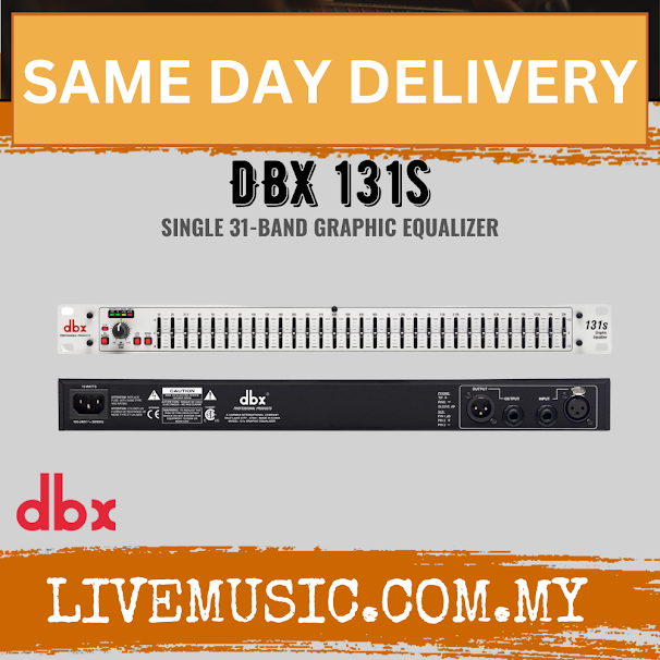 Dbx By Harman 131s 2 Series - Single 31 Band Graphic Equalizer ( dbx131s / dbx-131s )