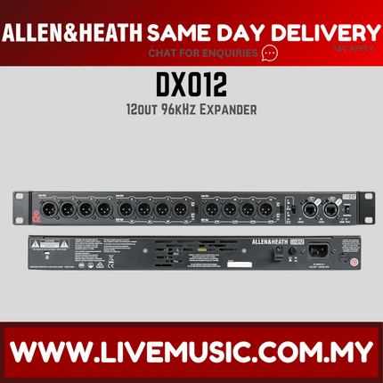 Allen & Heath DX012 XLR 12-Output Audio Expander ( DX-012 / DX012 )